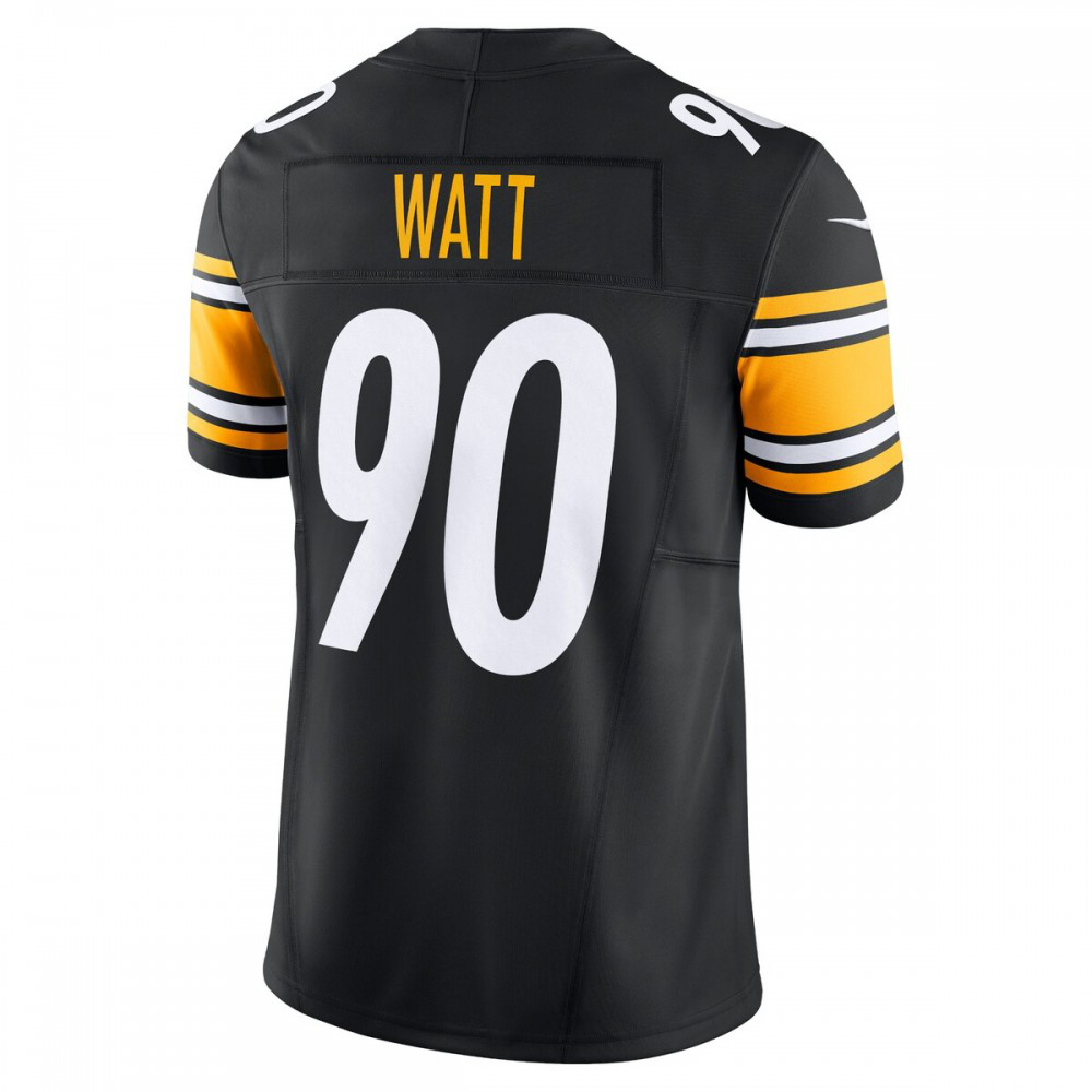 T.J. Watt Pittsburgh Steelers Nike Vapor F.U.S.E. Limited Jersey - Black-GridironStore